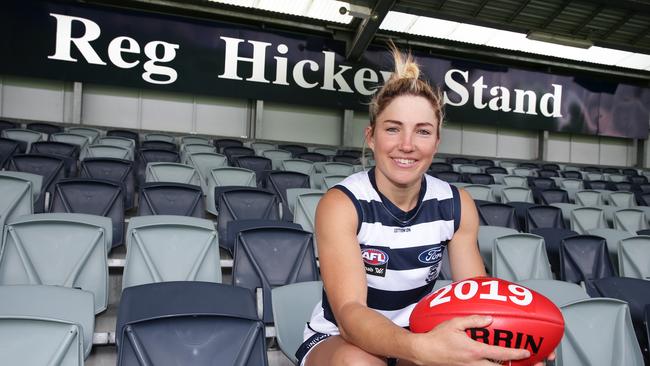 Geelong landed former Melbourne marquee Mel Hickey.