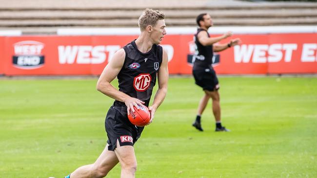 Todd Marshall on the training track this week. Picture: Tom Huntley