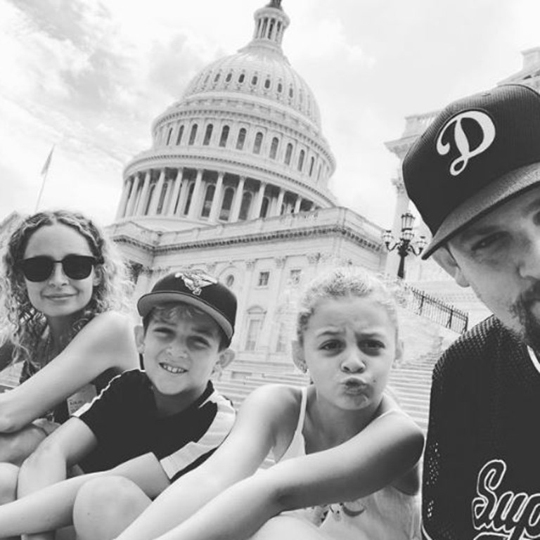 The Good Charlotte rocker also shared a family photo for Mother's Day