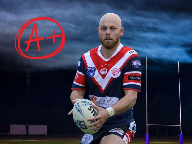 Macarthur Rugby League, mid-season review canva, 2024.