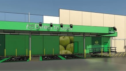 Artist's impression of the new direct-to-boot station at Woolworths Pialba. Photo: TRG Australia