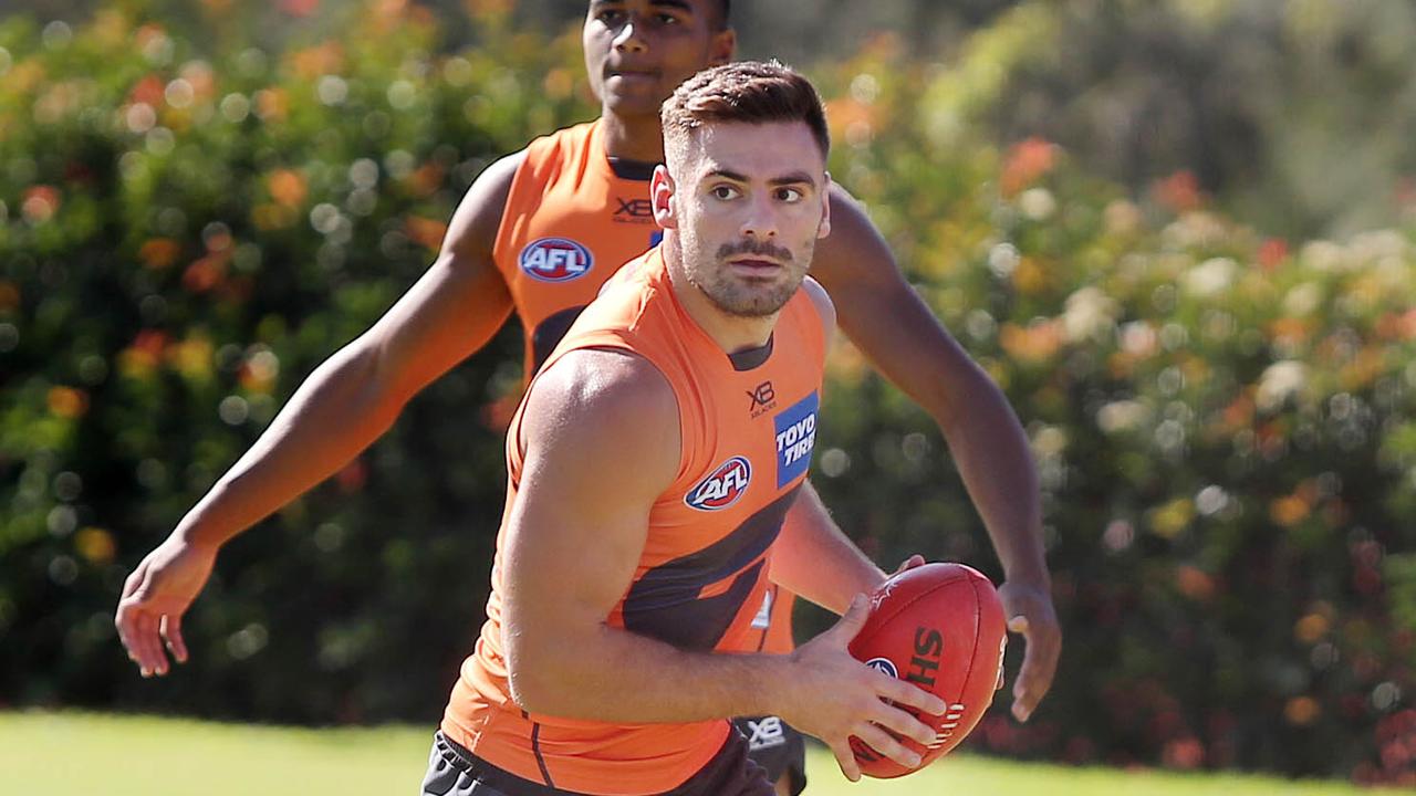 GWS’ new skipper Stephen Coniglio is a ‘perfect KFC SuperCoach poster boy’. Picture: Richard Dobson.