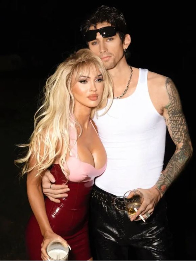 Machine Gun Kelly and Megan Fox's interpretation of Tommy Lee and Pamela Anderson left fans horrified. Picture: machinegunkelly/Instagram