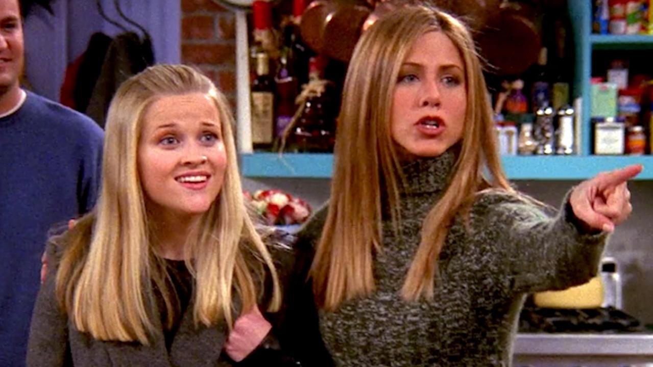 Reese Witherspoon and Jennifer Aniston as sisters in Friends — almost 20 years ago.