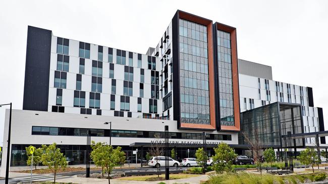 Northern Beaches Hospital at Frenchs Forest on Tuesday, June 4. The front of the Northern Beaches Hospital at Frenchs Forest. (AAP IMAGE)