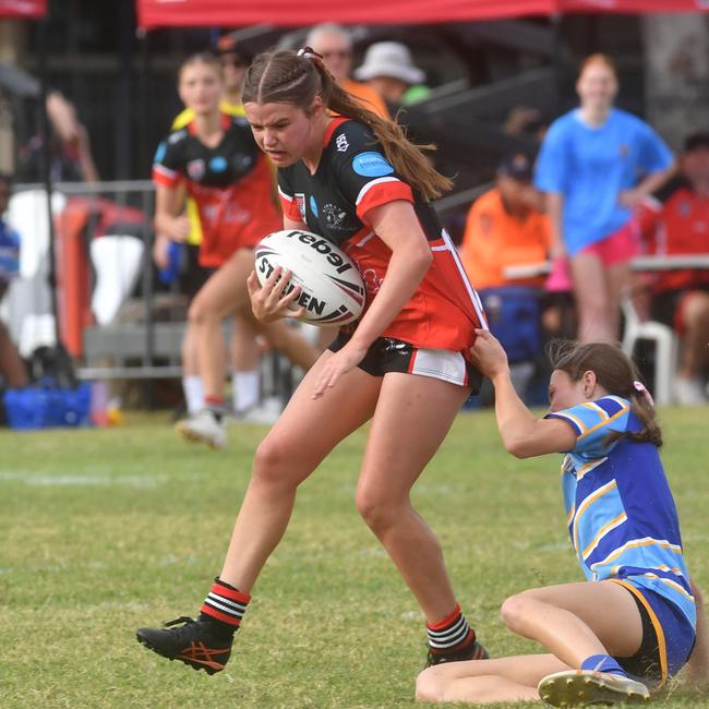 Women's game between Kirwan High and St Margaret Mary's College at Kirwan High. Picture: Evan Morgan