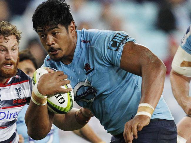 Warahtahs' Will Skelton(C) attacks the Melbourne Rebels players with the ball during their round 11 Super Rugby match at the ANZ Stadium in Sydney. picture David Moir 25/4/2015Warahtahs' Curtly Beale(C) attacks the Melbourne Rebels players with the ball during their round 11 Super Rugby match at the ANZ Stadium in Sydney. picture David Moir 25/4/2015Warahtahs' Will Skelton(C) attacks the Melbourne Rebels players with the ball during their round 11 Super Rugby match at the ANZ Stadium in Sydney. picture David Moir 25/4/2015