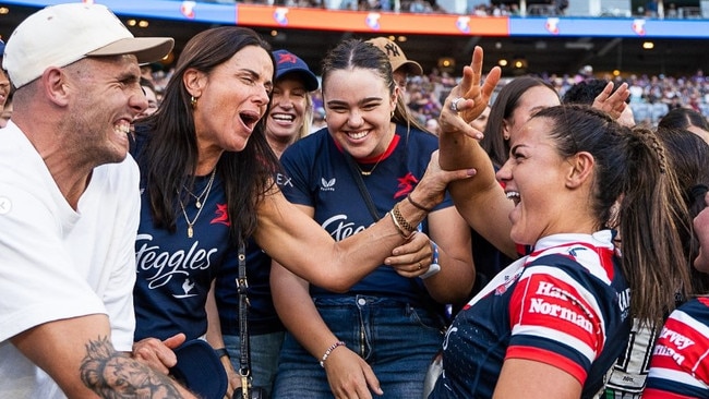 Mille Elliott shows off her premiership ring. Photo: Instagram.