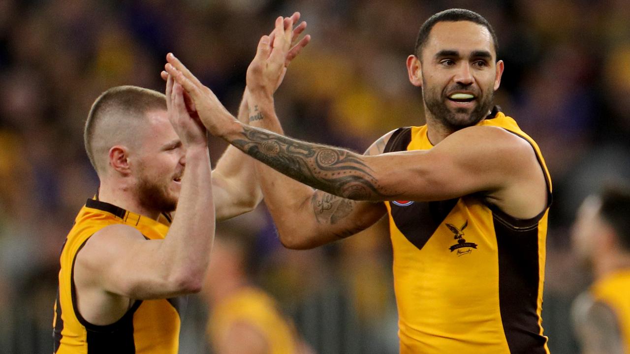 Shaun Burgoyne is reportedly close to moving from Hawthorn to Gold Coast. (AAP Image/Richard Wainwright)