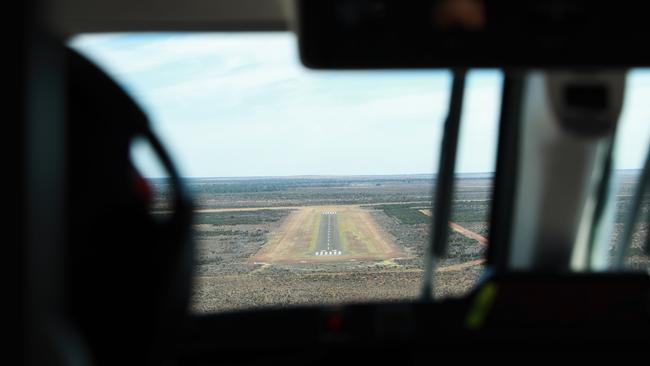 Wilcannia runway. Picture: John Feder