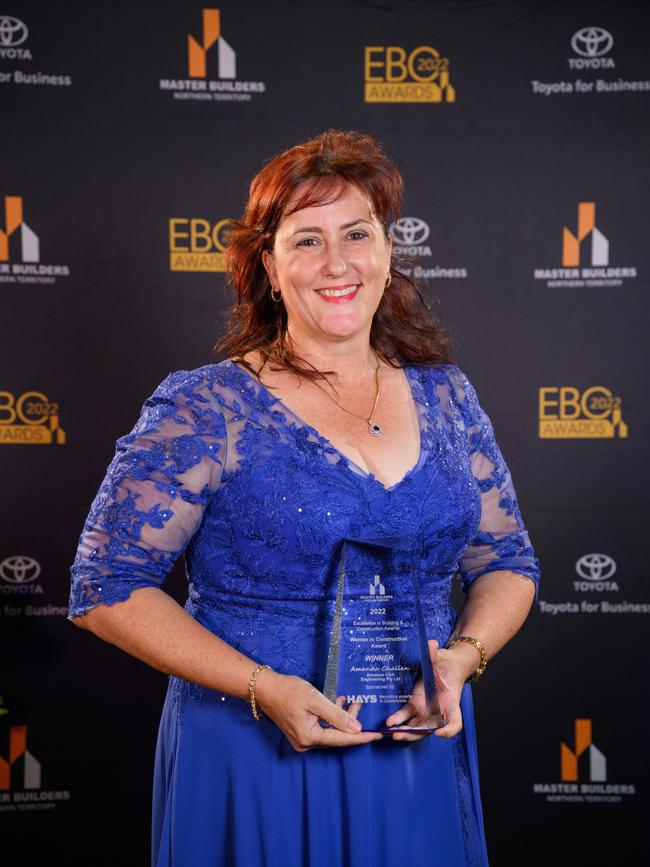 Women in Construction Award Winner Amanda Challen from Advance Civil Engineering Pty Ltd. Picture: Rocco Ancora