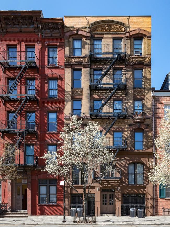 Historic buildings in the East Village.