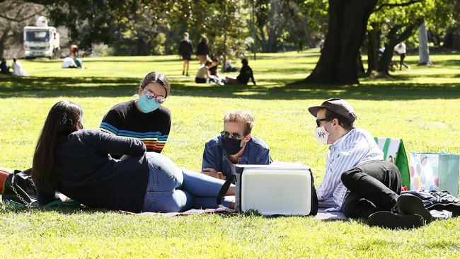 The most important thing to an epidemiologist is not the number of people gathering, but the number of households. Picture: Getty Images