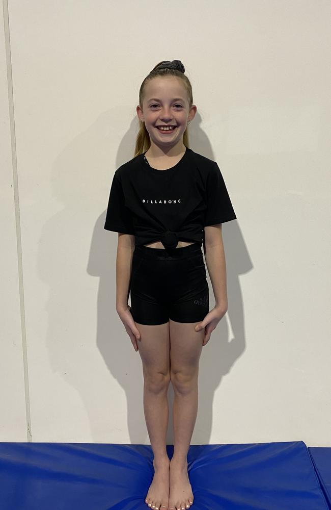 Charlotte Harrison, 10, Jazzy Gymnast. Picture: Tanya Dalby