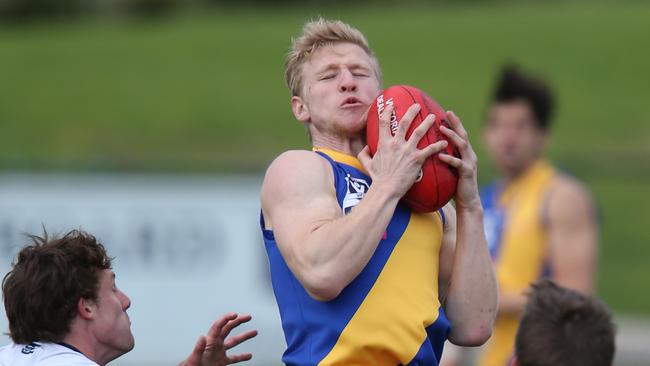 Jack Charleston in action for Williamstown. Picture: David Crosling