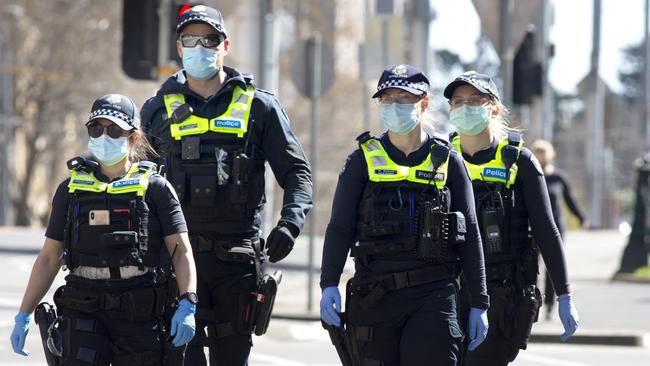 Crime has spiked in Victoria once again, despite the state’s strict lockdown. Picture: NCA NewsWire/David Geraghty