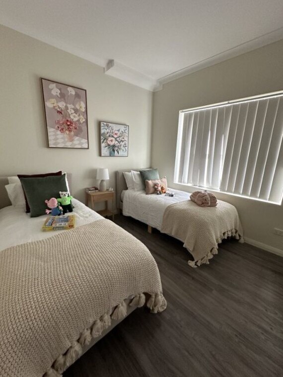 One of the comfortable bedrooms.