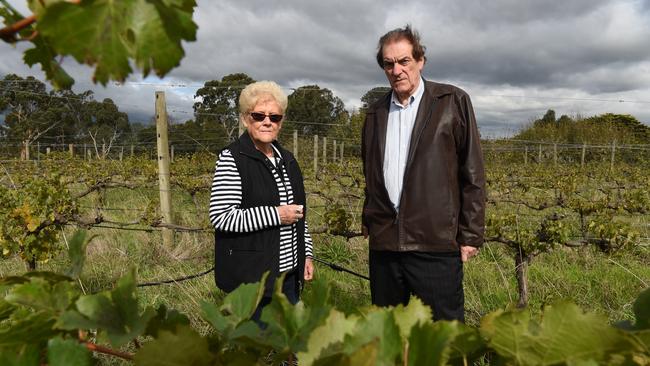 David and Pat Smith ran The Old Orchard Winery in Boronia between 2005 and 2015. Picture: Lawrence Pinder