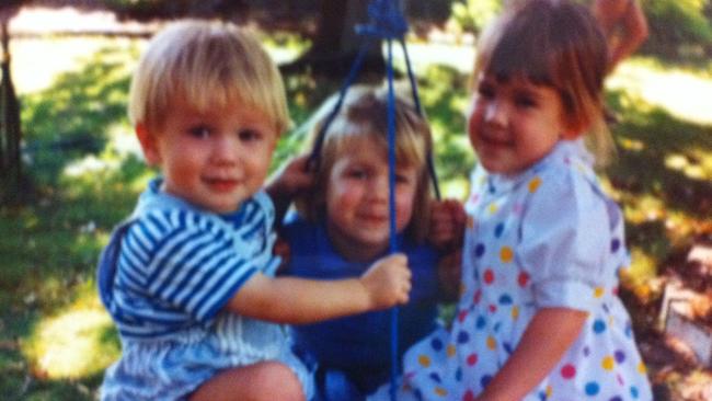 Marathoner Jess Trengove with her younger siblings, sister Abbie and brother Jack. Picture suppled by Jess Trengove.