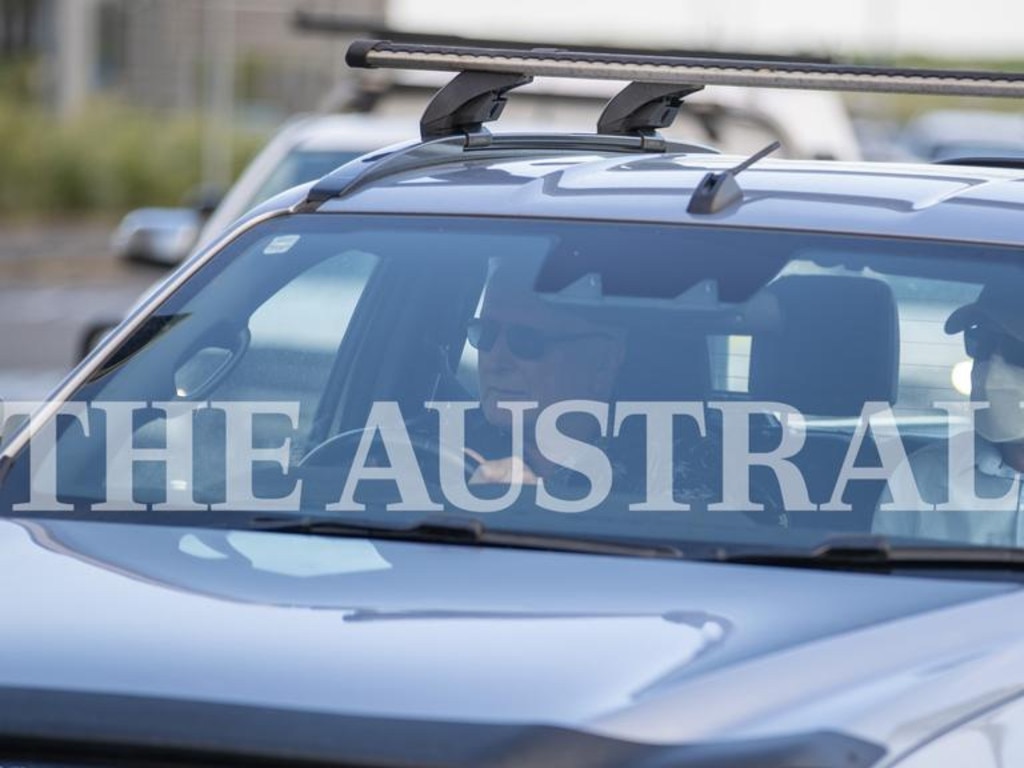 Bali Nine member Michael Czugaj arrives in Brisbane on Friday morning. Picture: Liam Mendes / The Australian