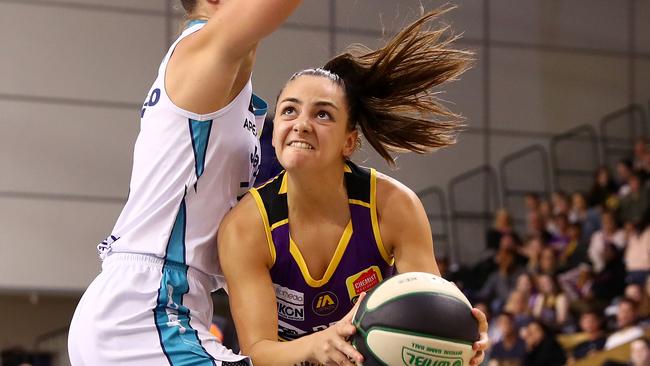 Monique Conti in action for the Boomers.