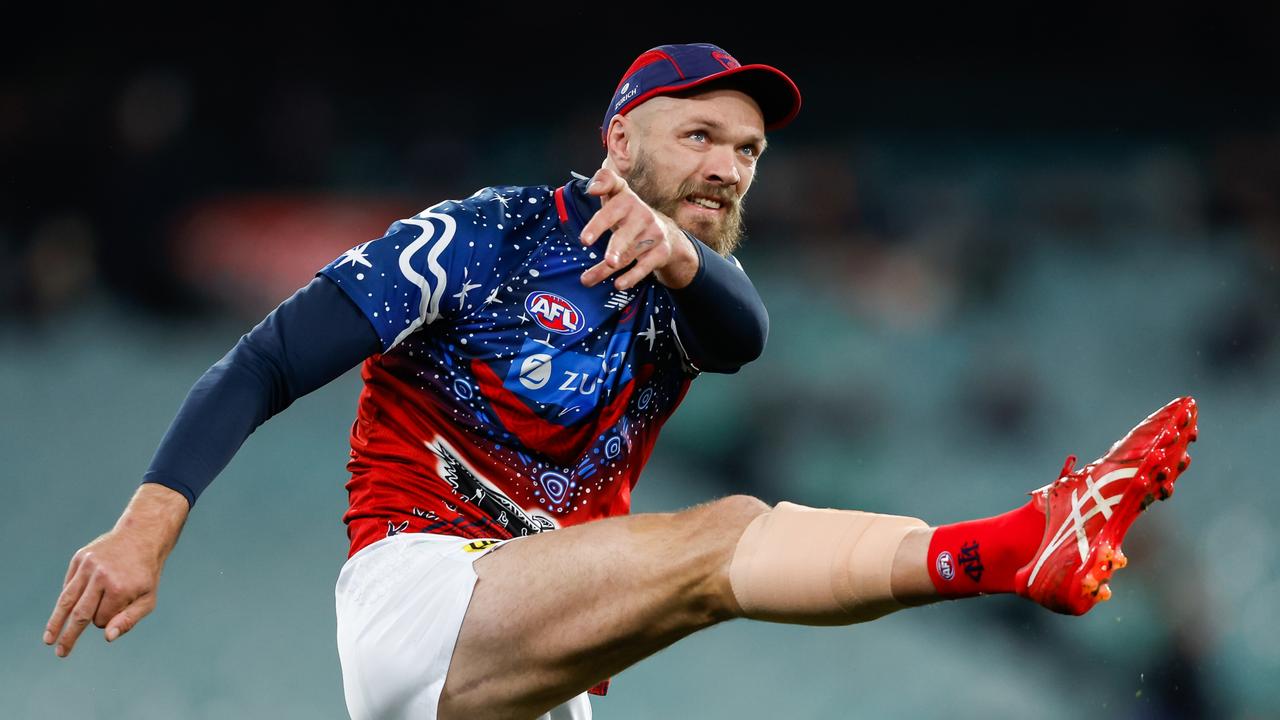 Max Gawn was enormous against the Power. Picture: Dylan Burns/AFL Photos via Getty Images