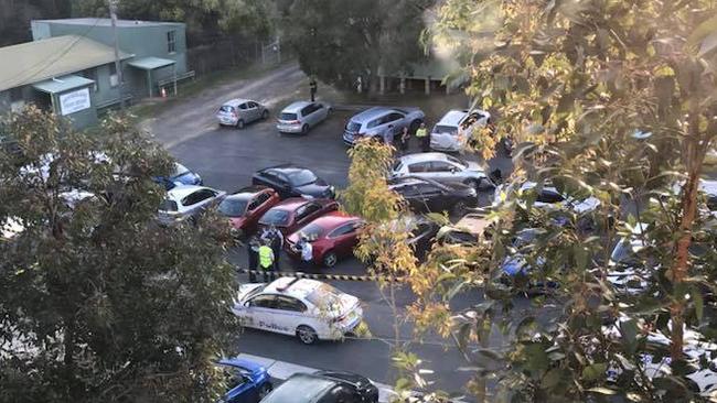 Bell was taken to hospital for assessment after she rammed several cars in a Sutherland car park. Picture: Facebook