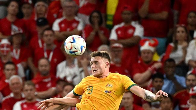 Harry Souttar has been a revelation for Australia, and one of the standouts of the tournament. Picture: AFP.