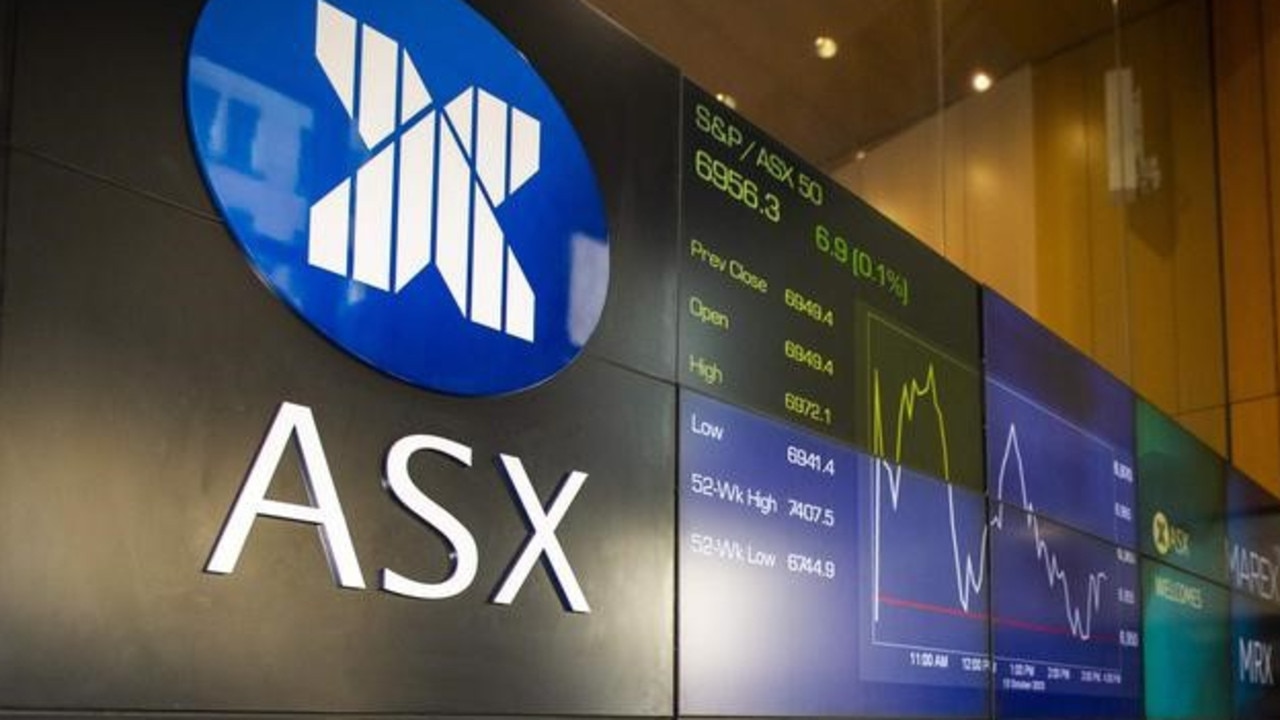 The Australian sharemarket edged lower on Wednesday. Picture: NCA NewsWire / Christian Gilles