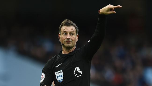 Mark Clattenburg during his time as a referee in the English Premier League