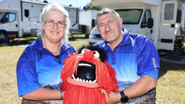 Allana and Les Townsend at the 2022 Gympie Muster. Photo: Patrick Woods.