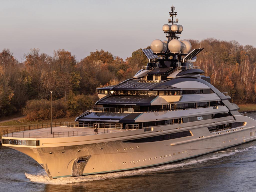 The superyacht Nord, owned by steel billionaire Alexei Mordashov, is currently in the Seychelles. Picture: Alamy