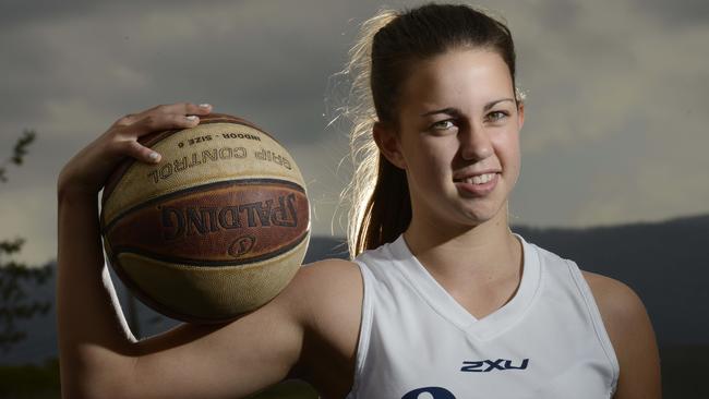 Chloe Molloy was set for a career in basketball before her switch to football.