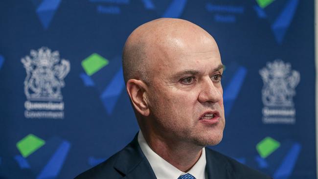 Queensland chief health officer John Gerrard has stopped short of recommending a mask mandate. Picture: Glenn Campbell / NCA NewsWire