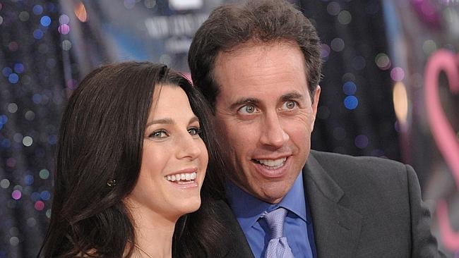 Jerry Seinfeld and wife Jessica Seinfeld. Picture: Supplied