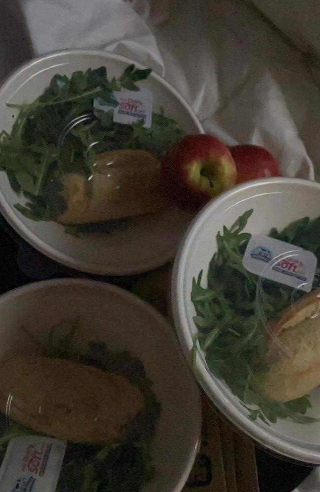 Bread rolls served with rocket offered to visitors. Picture: Supplied