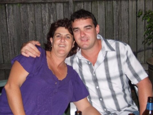 Darren Hill with his wife of 27 years Letitia Connell. Picture: Facebook