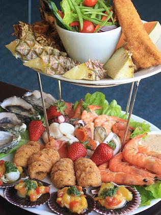 Inland Sea seafood platter.