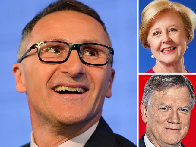 Richard Di Natale, Gillian Triggs and Andrew Bolt.