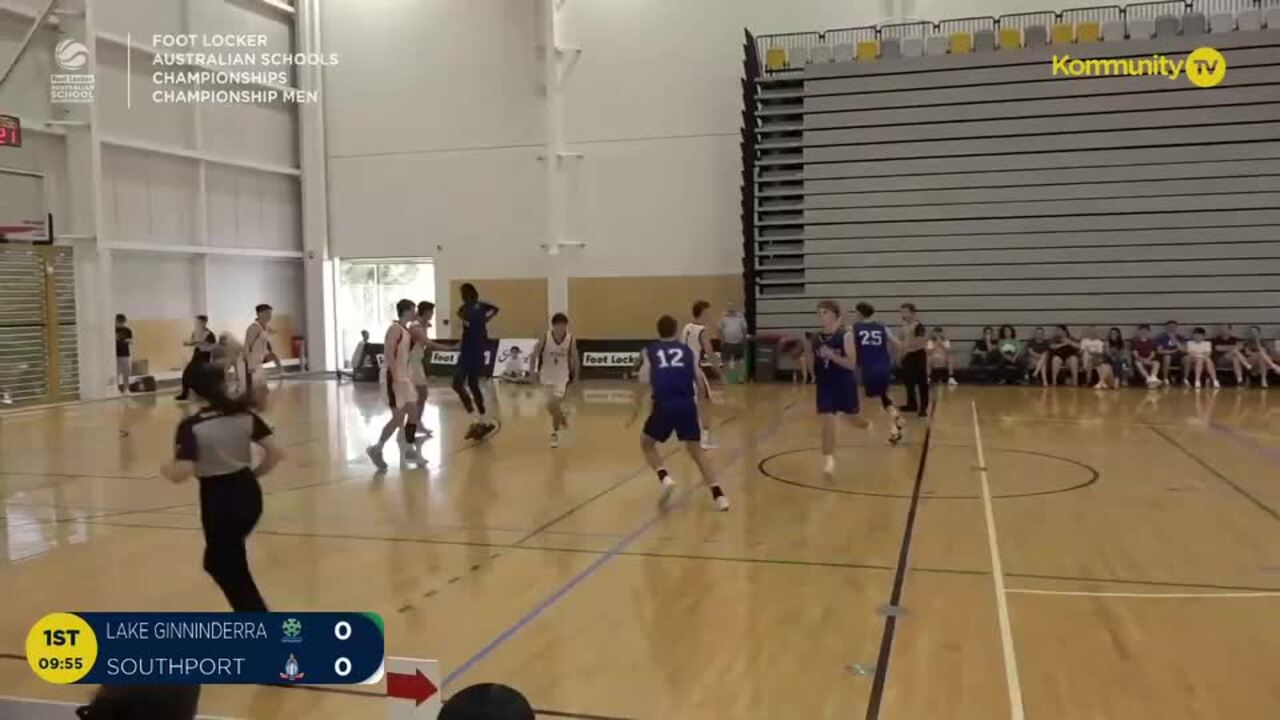 Replay: Lake Ginninderra College v The Southport School (Men's Champ)  - 2024 Basketball Australia Schools Championships Day 1