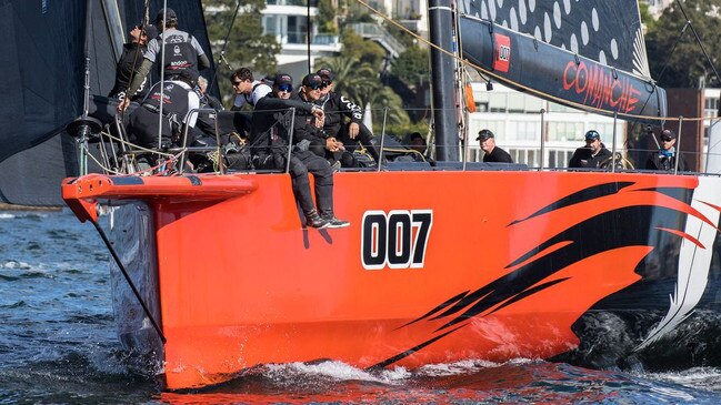 Comanche at the start of the Sydney to Gold Coast. Pic: Andre Francolini