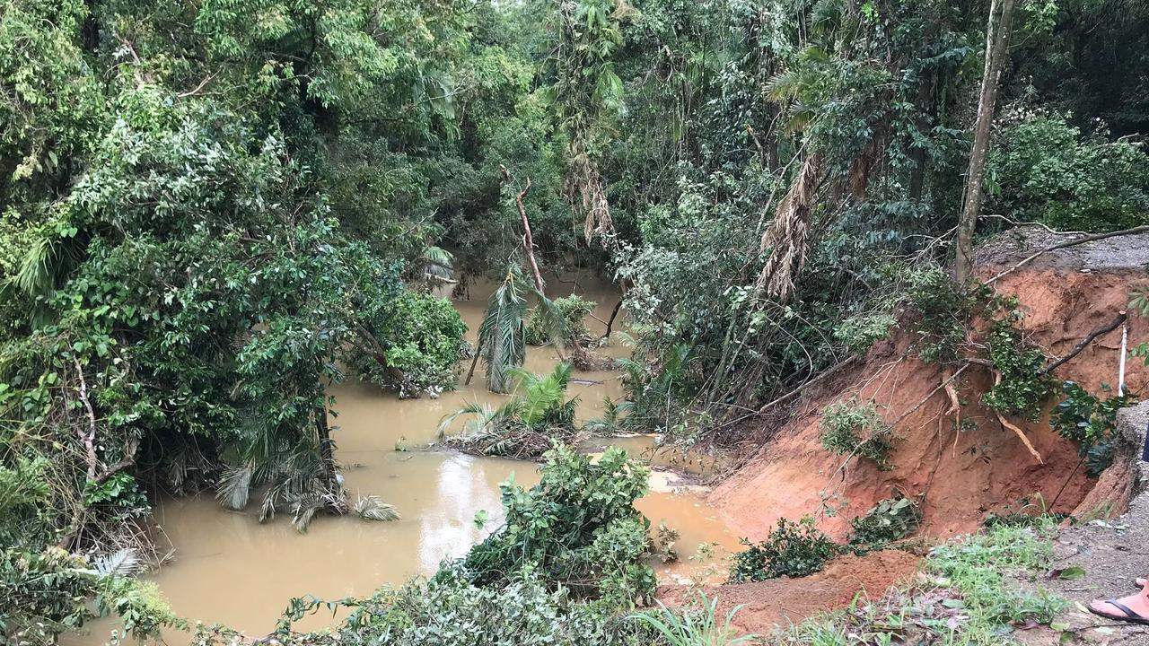 Stewart Creek Rd at Daintree Village. Picture: Armin Von Keyserlingk.