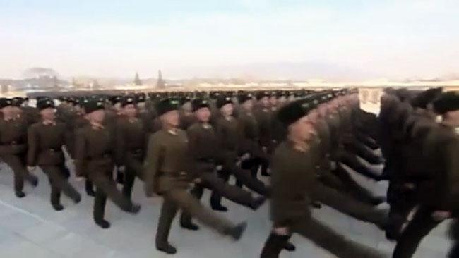 North Korean army stages mass rally as loyalty to Kim dynasty