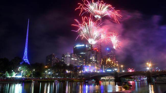Police will be out in force as Melburnians turn out for New Year's Eve festivities. Picture: Jay Town