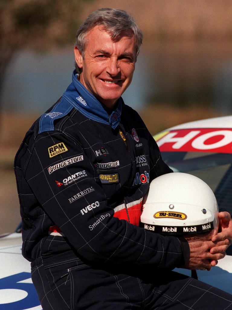 Holden V8 Supercar driver Peter Brock. Although Brock was most often associated with Holden for almost 40 years, he raced vehicles of other manufacturers including BMW, Ford, Volvo, Porsche and Peugeot. Picture: Supplied