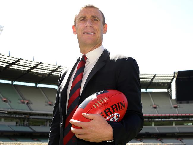 Melbourne Football Club Media Opportunity - Wednesday, September 14 Chairman Glen Bartlett and Chief Executive Peter Jackson will announce Simon Goodwin as the new Senior Coach of the Melbourne Football Club at a media conference on Wednesday at 10:30am at the MCG. Goodwin will become the 31st person to coach the Melbourne Football Club. Picture Norm Oorloff