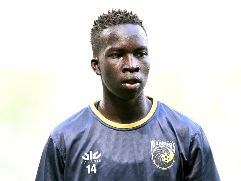 Garang Kuol has left the Mariners. Picture: Morgan Hancock/Getty Images