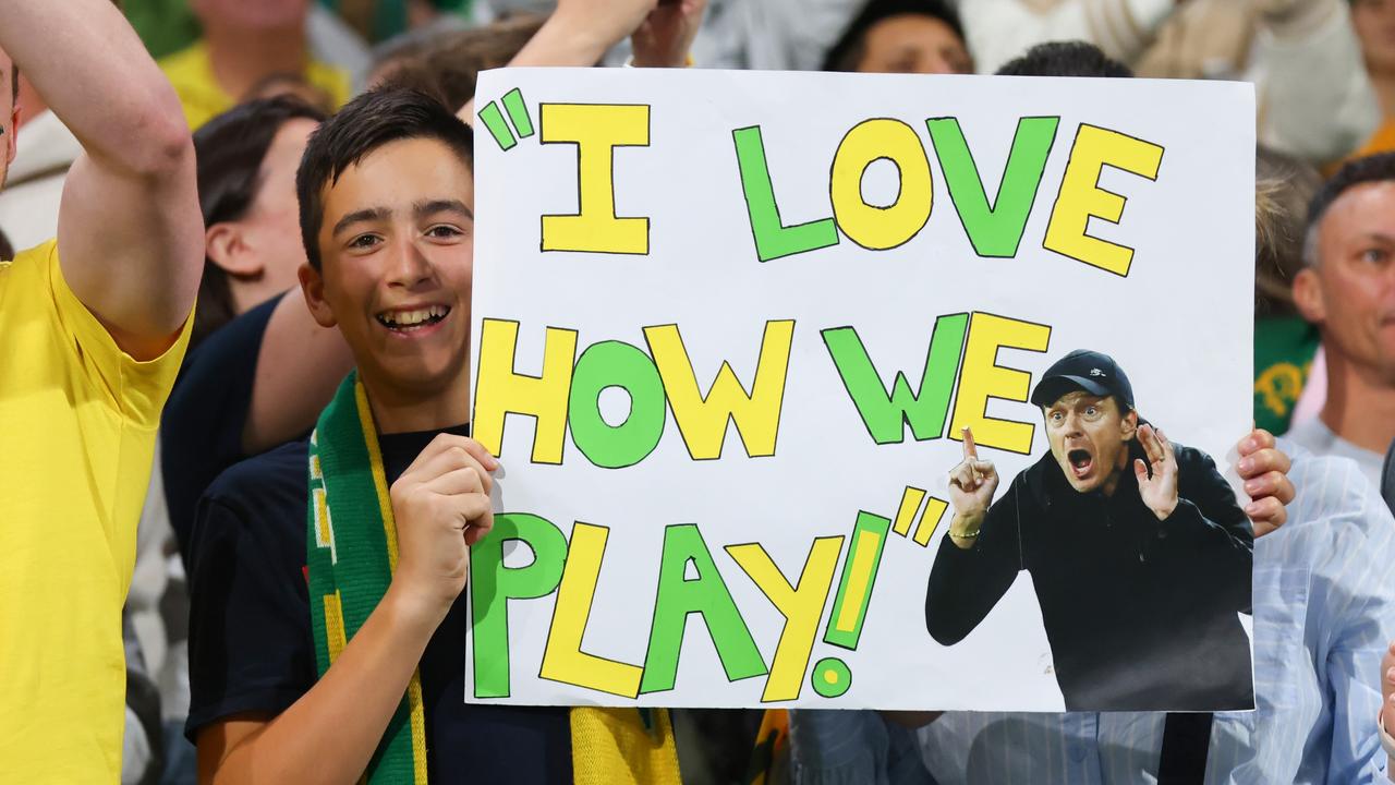 Fans of the Matildas have been flocking to games involving the women in green and gold, selling out 12 games in a row. Picture: James Worsfold/Getty Images