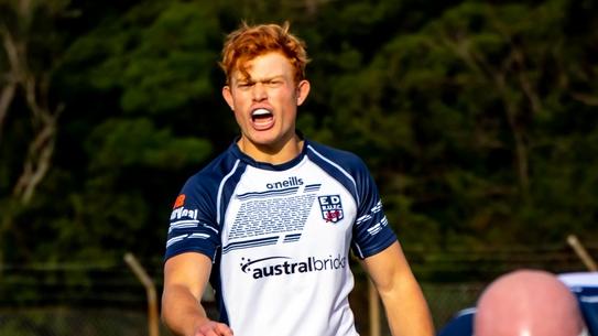 Tane Edmed from Eastwood Rugby Club. A rising talent in the Shute Shield competition. Picture:  Sergio T Gonzalez