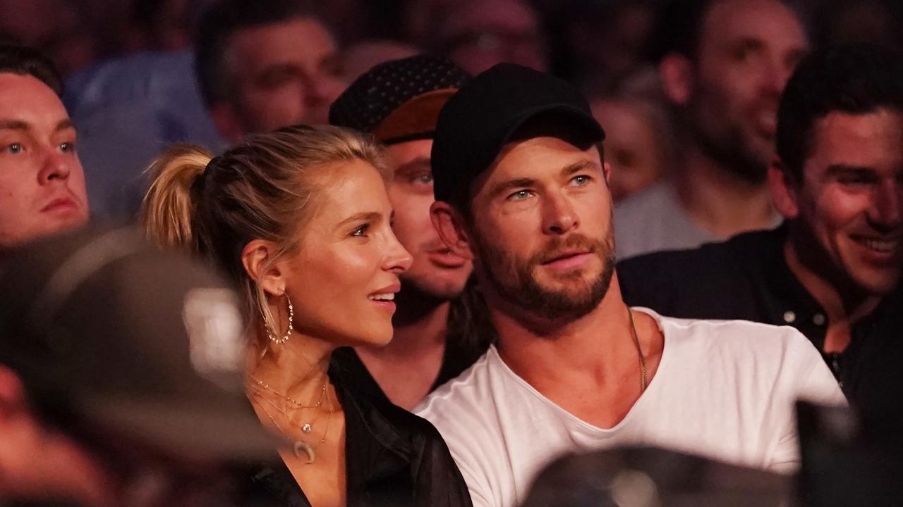 Actor Chris Hemsworth and wife Elsa Pataky have supposedly been house hunting in Sydney. (AAP Image/Michael Dodge)